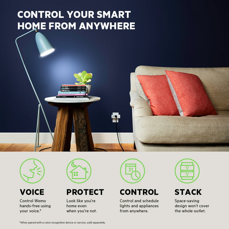 Belkin Wemo Insight WiFi Smart Plug With Energy Monitoring, No Hub