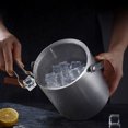 thumbnail image 3 of UPKOCH 1Pc Bar Ice Bucket Made of Stainless Steel for Cooling Wine and Beer in Nightclubs and Gatherings 5.86X5.86X6.56In, 3 of 6