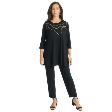 Jessica London Women's Plus Size 2-Piece Stretch Knit Mega Swing Set
