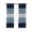 Blue, variant on Turquoise Wood Grain Blackout Curtains, Light Blocking Print Window Curtains, Country Retro Wooden Plank Gray Thermal Insulated Window Drapes for Living Room Kitchen Cafe 2 Panels, 84"W x 84"L