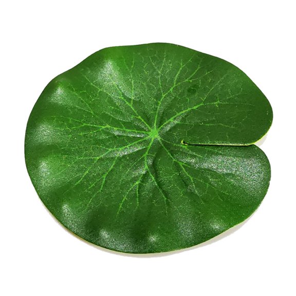 Garden Decoration Artificial Floating Lotus Artificial Water Lilies Versatile Decorations Charming Green Color