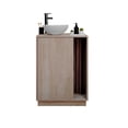 thumbnail image 3 of Gabinete para Baño con Ovalín y Llave Mezcladora, Mueble con Lavabo Moderno, Puerta de Almacenamiento y Diseño Elegante., 3 of 6