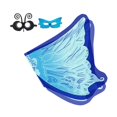 thumbnail image 4 of Disfraz de alas de mariposa para niños, disfraz de cosplay para vestir, alas de hada, mariposa Azul, 4 of 9