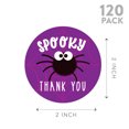 thumbnail image 5 of Koyal Wholesale Halloween Thank You Stickers 2 Inch Round 120 Bulk Pk Spooky Cute Spider Labels For Halloween, 5 of 5