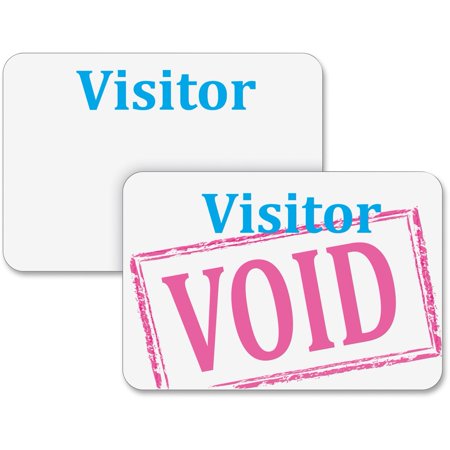 UPC: 0038944970059 | C-Line Timexe2x80x99s Up! Self-Expiring Visitor Badges  One-Day Badge  3 x 2  White  100/Box