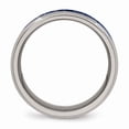 thumbnail image 2 of Titanium Polished w/ Blue Carbon Fiber Inlay Band S:12, 2 of 6