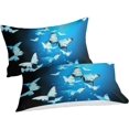 thumbnail image 2 of Fundas de edredón 3D ImpresoOcéano Azul Funda nórdica Funda nórdica Juego de cama, 2 of 8