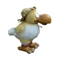 thumbnail image 1 of S SERENABLE Canard en Résine Mini Animal Réaliste Mignon Sculpture Debout pour Jardin, 1 of 8