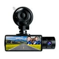 thumbnail image 1 of Bwiyojiz 4.76"Lx1.4"Wx1.69"H Dash Cam with Compact 3.16 Inch Screen 1080P Front and Interior Driving Recorder for Cars Infrared Night Vision Wide Angle Loop Recording APP Home, Plastic, Black, 1 of 6