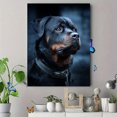 thumbnail image 4 of Qisvanset Watercolor Cat Portrait Canvas Print 12x16 Inch Restaurant Art, 4 of 8