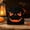 Black with orange details, variant on WCJM Pumpkin Beanie for Men and Women Unisex Warm Stretchy Winter Knit Cap for Fall Festivals Family Reunions and Cool Weather