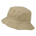thumbnail image 3 of Saint Patrick's Four Leaf Clover Embroidered Bucket Hat - Khaki OSFM, 3 of 5