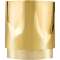 thumbnail image 3 of Meridian Furniture Jazzy Gold Stainless Steel Drum End Table, 3 of 7
