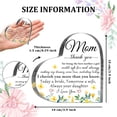 thumbnail image 2 of Wedding Gift For Mom From Bride Forever Your Daughter Sign Thank You Wedding Gift For Mom Acrylic Hearts Keepsake For Mother Of The Bride, 2 of 6