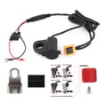 thumbnail image 1 of Motorcycle USB Adapter,QC3.0 Dual USB Charger Handlebar Power Supply Socket Motorbike Accessory Ultimate Reliability, 1 of 14
