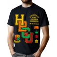 thumbnail image 1 of Comfy Cotton Reindeer Print Men's Casual Street Style Stretch Round Neck Shirt For Summer Tee For Adult, Men, Women, Teen, Teenager, Adolescent, Youth, 1 of 6