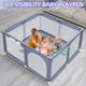 thumbnail image 5 of Baby Playpen for Toddler, Large Playyard, Play Pens for Babies and Toddlers, Indoor & Outdoor Kids Activity Center, Sturdy Safety Play Yard with Soft Breathable Mesh(Gray,50”×50”), 5 of 5