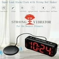 thumbnail image 5 of Stylish USB Enableds Vibratings Alarm Clock with Bed Shaker Data Transfer Capability for Deeply Sleepers, 5 of 8