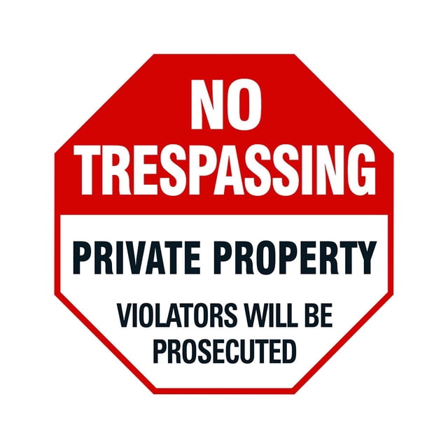 NO TRESPASSING Flag Metal Sign Poster Yard Signs Plaque Bar Club Cafe Garage