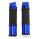 thumbnail image 1 of Kit de cubiertas de empuñaduras de motocicleta de 7/8" 22mm 15/16" 24mm, empuñaduras de acelerador de aleación de aluminio y goma para motocicleta, scooter, bicicleta y ATV, azul, 1 juego, 1 of 1