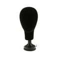 thumbnail image 1 of Maoww Foam Wig Holder Replacing Solid Color Flocking DIY Stable Smooth Stuffed Vivid Hat Display Stand Base Accessories Black, 1 of 6