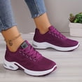 thumbnail image 3 of Chaussures de Sport à Coussin d'Air pour Femmes, Espadrilles de Course Basses en Tricot à Lacets Confortables, Chaussures Athlétiques d'Extérieur Chaussures pour Femmes Filles, 3 of 5