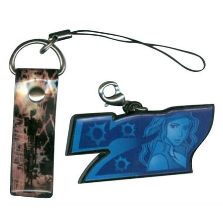 Onimusha 3 Blue Seven Cell Phone Charm Keychain