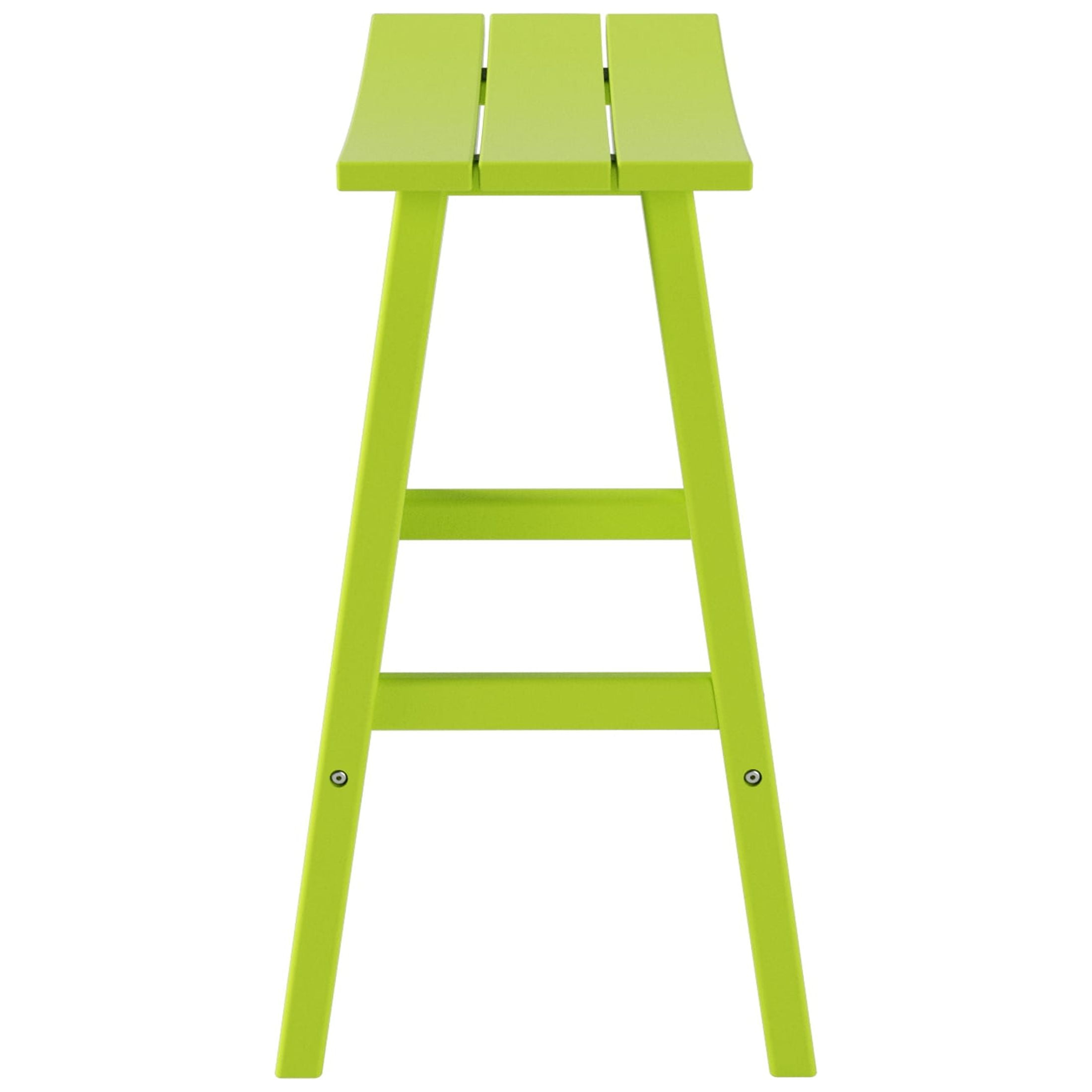 GARDEN 29" Inches Adirondack Plastic Outdoor Bar Stools for Patio, Lime