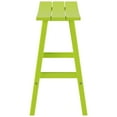 thumbnail image 4 of GARDEN 29" Inches Adirondack Plastic Outdoor Bar Stools for Patio, Lime, 4 of 6