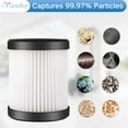 thumbnail image 3 of 6 Packs High-Density  HEPA Filters For  XL-618  XL-618A PRO  X8  M8-PRO Cordless Vacuum Cleaner Part, 3 of 6