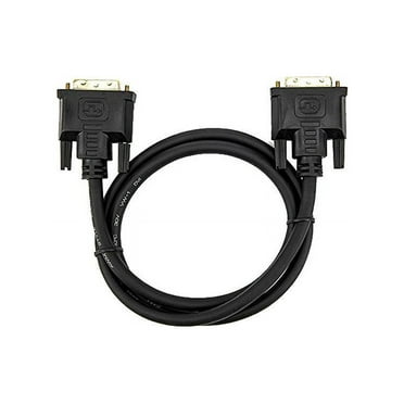 Rocstor Y10C186-B1 3Ft DVI Single Link M/M Cable DVI 18 1 Gold Plated Black Cable