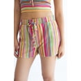 thumbnail image 4 of Ragstock Crochet Stripe Shorts, 4 of 4