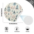thumbnail image 2 of Ryvnso Christmas Trees Round Plate Mats Dining Table Placemat Set of 4 for Holiday Decoration, 2 of 7