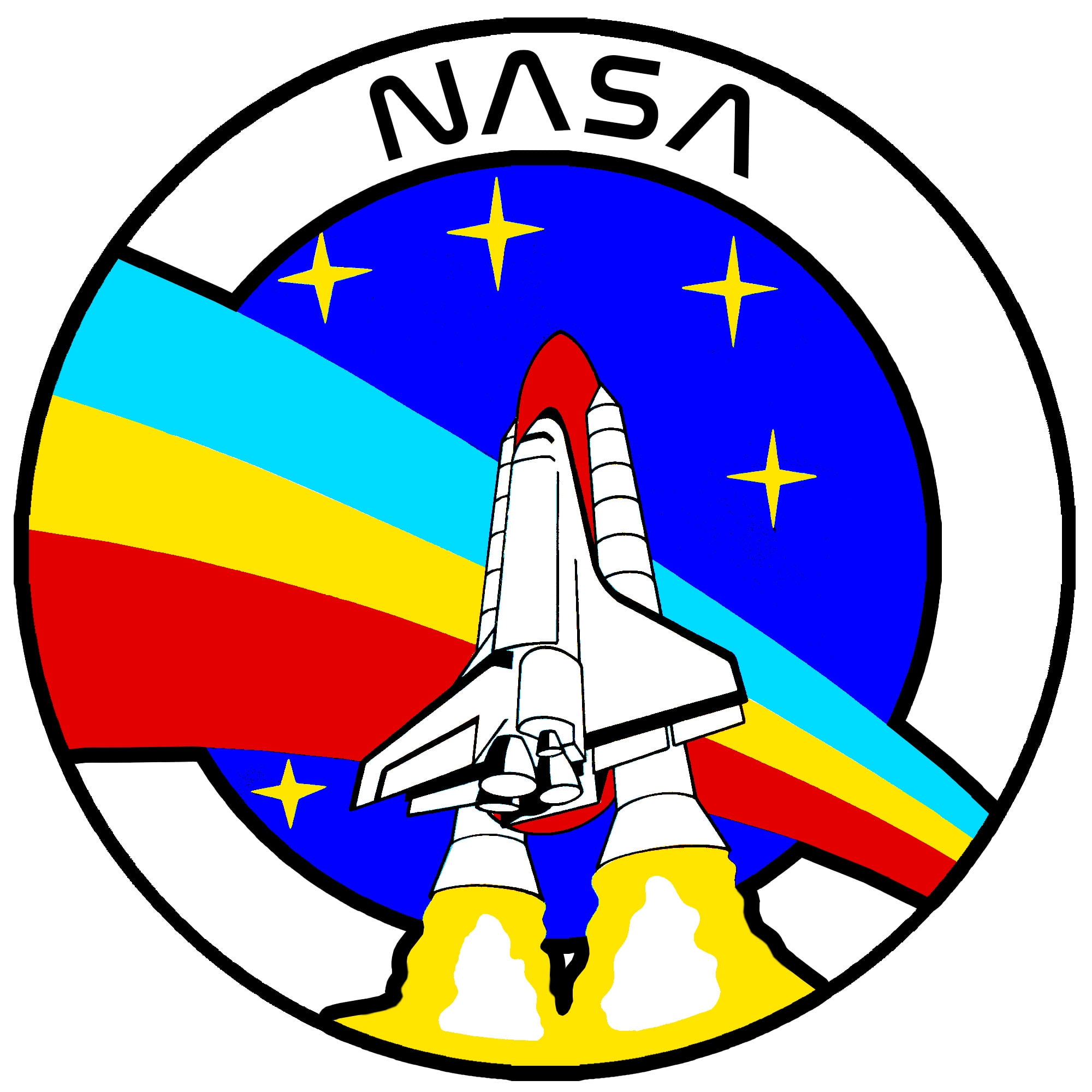 NASSA Space Weed Die Cut Sticker