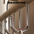 thumbnail image 6 of Belt Hanger For Closet Wooden Closet Organizer Belt Rack With 8 Hooks Multifunction Tie Hanger Sturdy Space Saving Closet Storage Rack For Belts Scarves Ties Accessories Durable Closet Organizer, 6 of 6