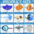 thumbnail image 2 of Juguetes de baño iseainno Buscando a Dory Nemo para niños con bolsa de almacenamiento, 2 of 7