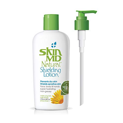 Skin MD Natural Shielding Lotion for Face Body & Hands 8oz with