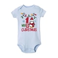 thumbnail image 3 of Body infantil con estampado navideño 1.º/2.º para bebé, mono informal de cuello redondo para recién nacido, ropa de bebé de manga corta para el día de Navidad, 3 of 5