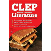 Clep Analyzing and Interpreting Literature 2017, Sharon A. Wynne, Jessica Egan, et al. Paperback