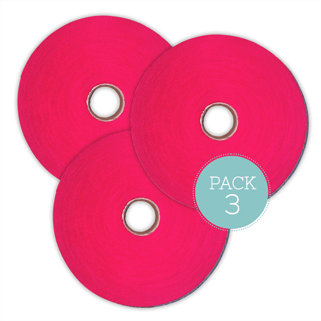 Pack x3 Trapillo Gold Fucsia Trapillo El Original para Tejer Crochet 50 Metros 3 cm Grosor