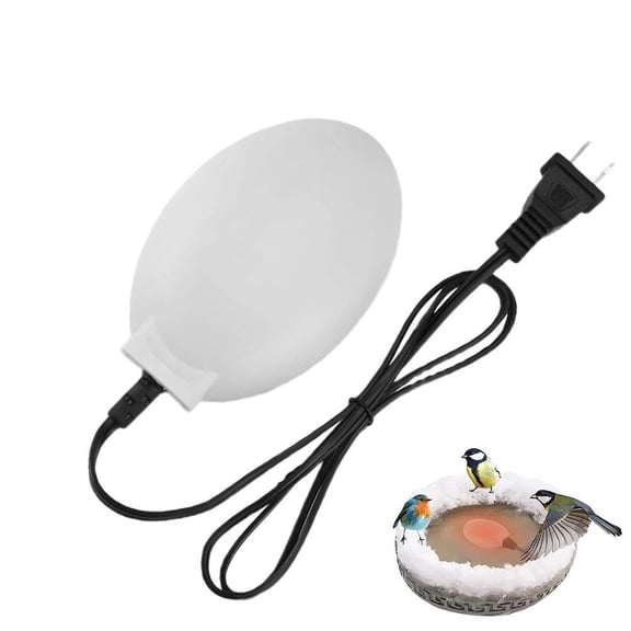 Bird Bath Heaters for Outdoors in Winter, 30W Chicken Water Heater Small Pond Heater De-Icer with Thermostatically Controlled, Pond Warmer for Fish Ponds, Suitable for Birds Chicken Duck Drinking