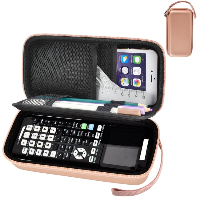 Estuche para calculadora ALKOO para Texas Instruments TI-84 Plus Rosa