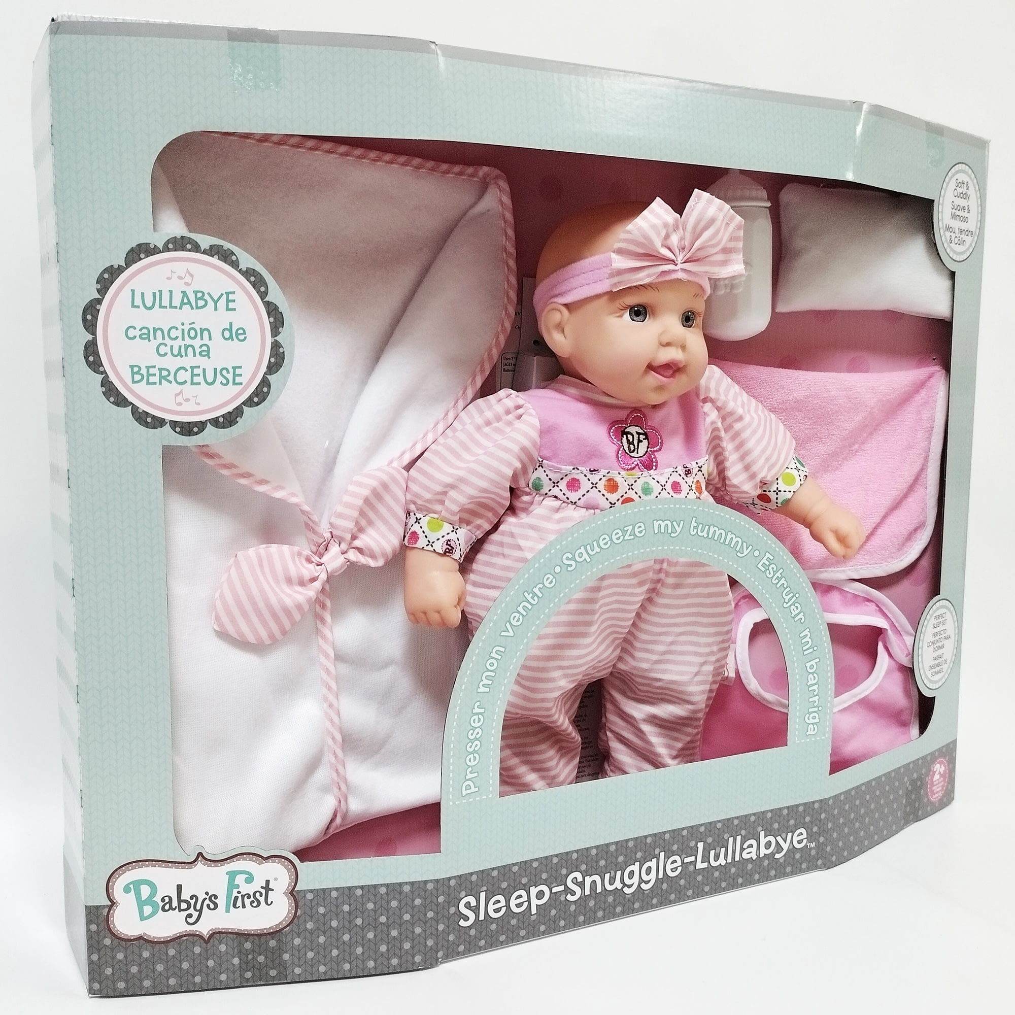 Baby's First Soft & Cuddly Sleep, Snuggle & Lullaby Baby 6 Piece