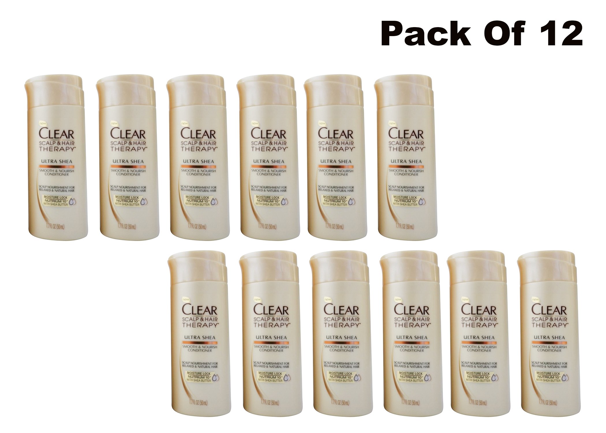 Clear Scalp & Hair Therapy Shea Smooth & Nourish Conditioner 1.7 fl oz 12 Pack - image 1 of 1