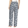 thumbnail image 3 of Uemuo Poodle Dog Pattern Women's Wide Leg Palazzo Lounge Pants with Pockets Light Weight Loose Comfy Casual Pajama Pants-Small, 3 of 9