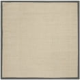 thumbnail image 6 of SAFAVIEH Natural Fiber Cantor Solid Sisal Area Rug, Natural/Grey, 6' x 6' Square, 6 of 9