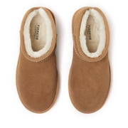 Fireside by Dearfoams Womens Kingston Genuine Shearling Platform Bootie