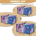 thumbnail image 7 of Renewold Toaster Oven Cover Dustproof Kitchen Appliance Cover for Convection Oven Air Fryer, with Accessory Pockets Rectangular Protective Case, 18.5 x 14.5 x 9 Inches, Marble Pink Violet Blue, 7 of 7