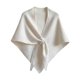 thumbnail image 5 of Chal envolvente para mujer, regalo acogedor, suéter con hombros descubiertos, chal, bufanda suave para invierno Blanco, 5 of 9