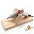 thumbnail image 3 of Soporte para Pistola de pegamento caliente perfecl base de madera 20x8 cm, 3 of 8
